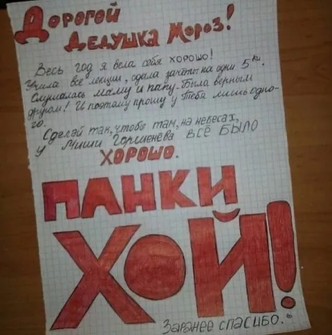 Панки хой для Миши Горшенева