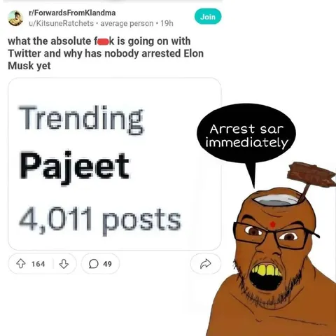 Arrest Sar Immediately