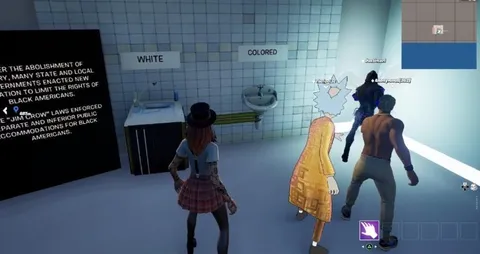 Fortnite Jim Crow Bathroom