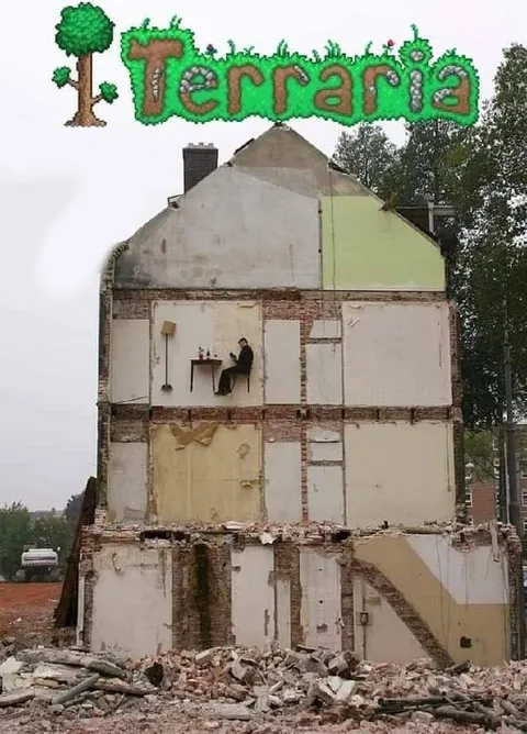 Terraria House Demolition