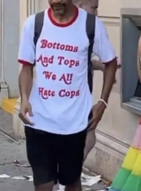 Bottoms and Tops Hate Cops