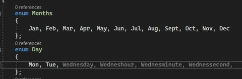 Programming Months and Days