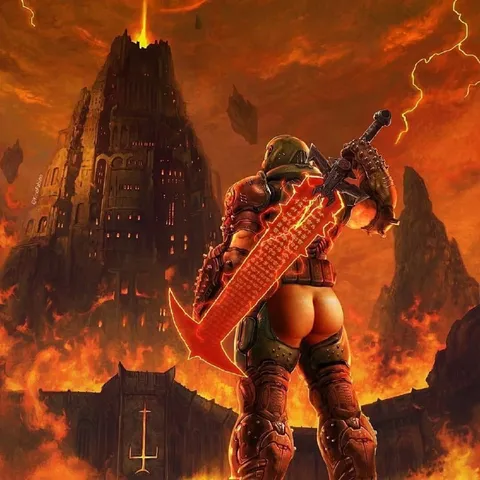 Doom Slayer в аду
