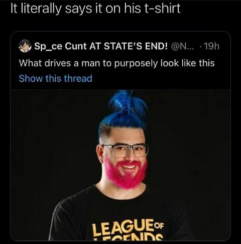 It Literally Says It on His T-Shirt