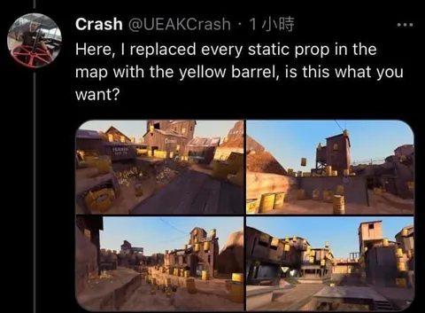 Every Prop Is a Yellow Barrel