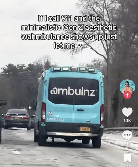 Minimalist Gen Z Wahmbulance