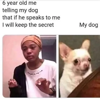Six-Year-Old Talks to Dog