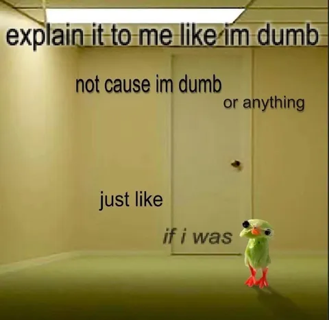 Explain It Like I’m Dumb