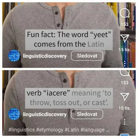 Yeet Comes From Latin