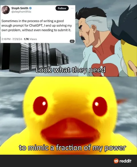 Look What They Need to Mimic My Power