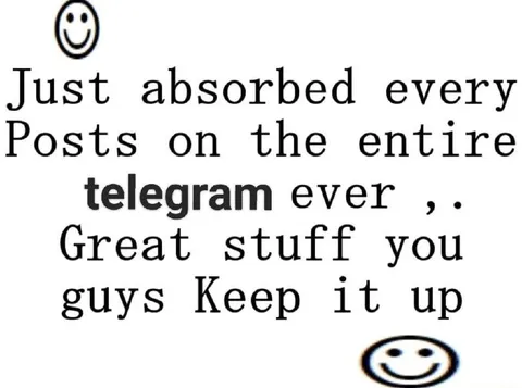 Telegram Posts Appreciation