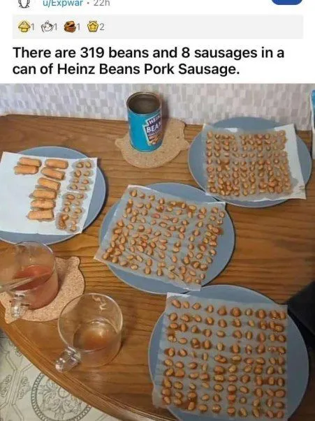 319 Beans and 8 Sausages