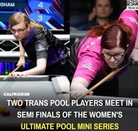 Two Trans Pool Players Meet