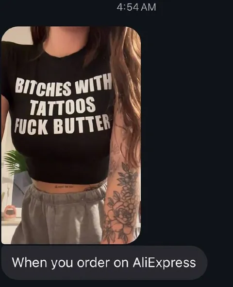 AliExpress Tattoo Shirt Fail