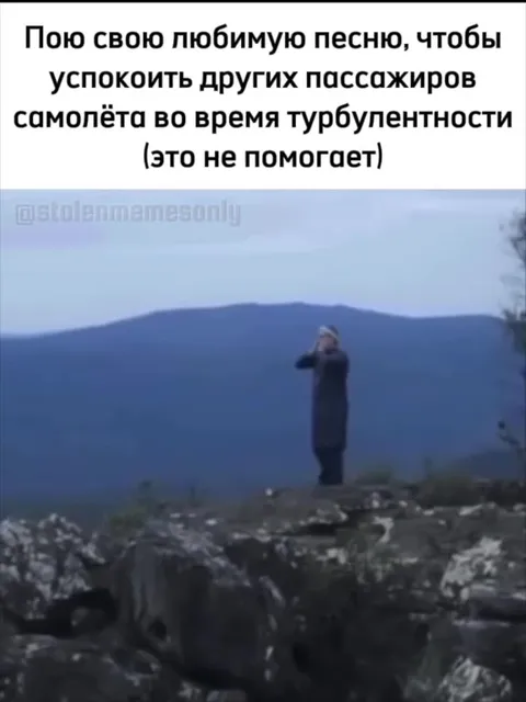 Пою во время турбулентности