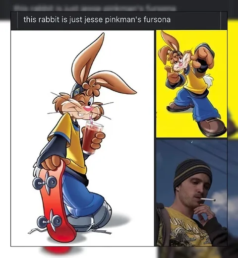 Jesse Pinkman’s Rabbit Fursona