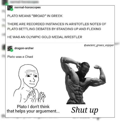 Plato Was a Chad