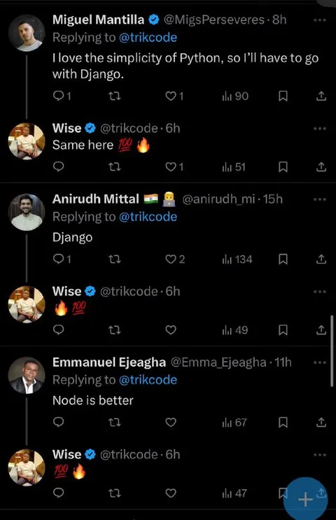Django Versus Node Debate