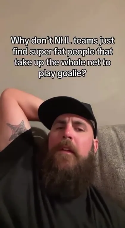 The Fat Goalie Hockey Joke