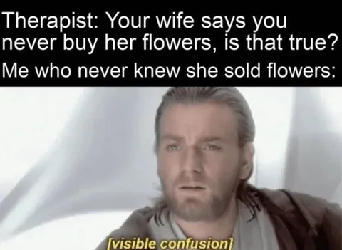 Therapist Flower Confusion