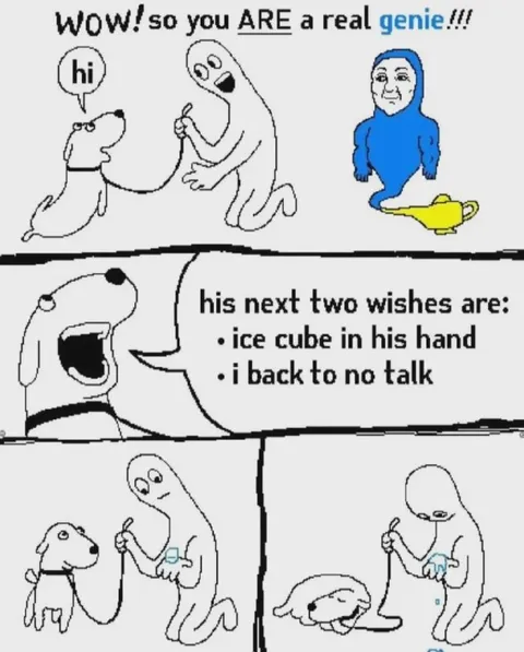 Genie Grants Two More Wishes