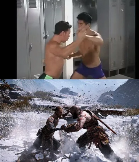 Когда драка выглядит эпично