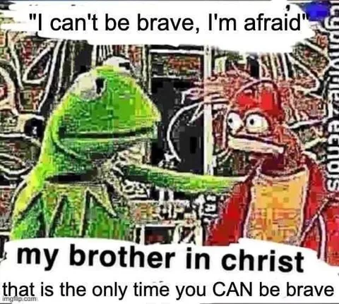 I Can't Be Brave I'm Afraid