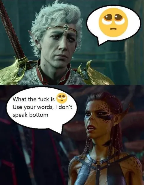 Use Your Words, I Don't Speak Bottom