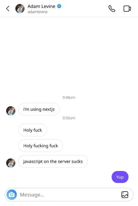 JavaScript on the Server Sucks