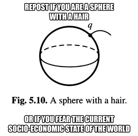 Sphere With a Hair Repost
