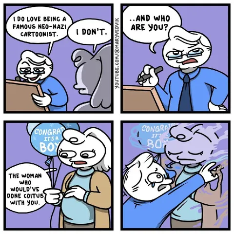 Famous Neo-Nazi Cartoonist