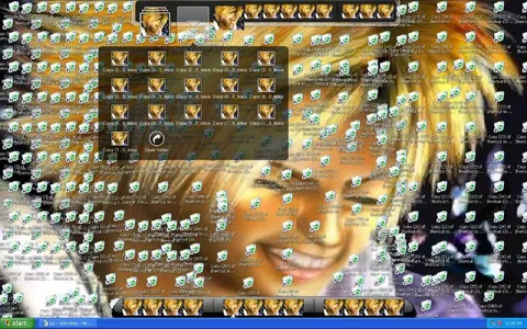 Desktop Full of Duplicate Shortcuts