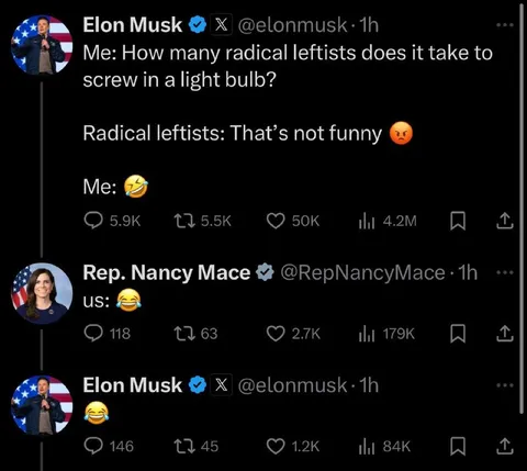 Elon Musk Light Bulb Joke