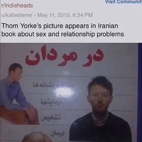 Thom Yorke Iranian Relationship Book