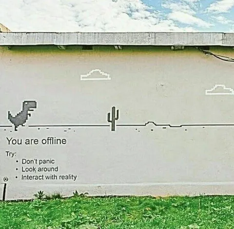 You Are Offline in Reality