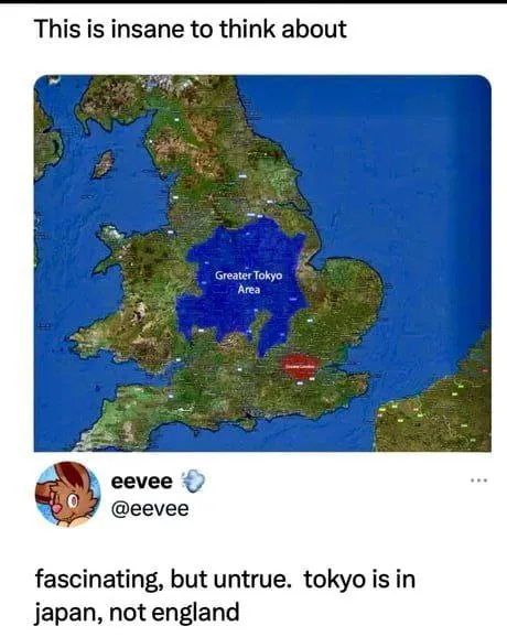 Tokyo Is Not in England