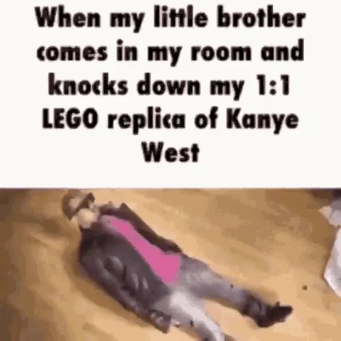 Little Brother Destroys Kanye LEGO