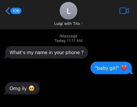 Baby Girl Contact Name
