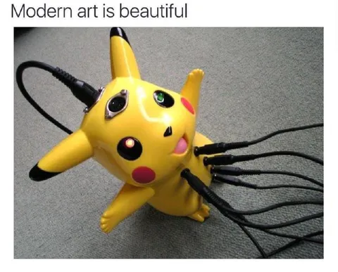 Pikachu Modern Art