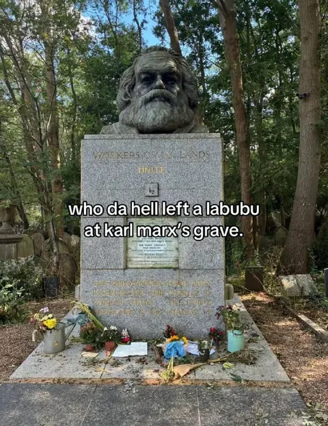 Labubu at Karl Marx’s Grave