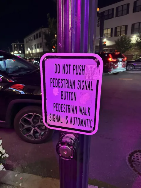Do Not Push Automatic Signal