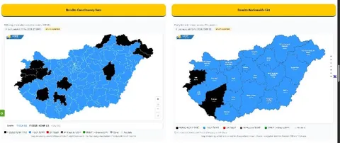 Hungary Election Map Comparison