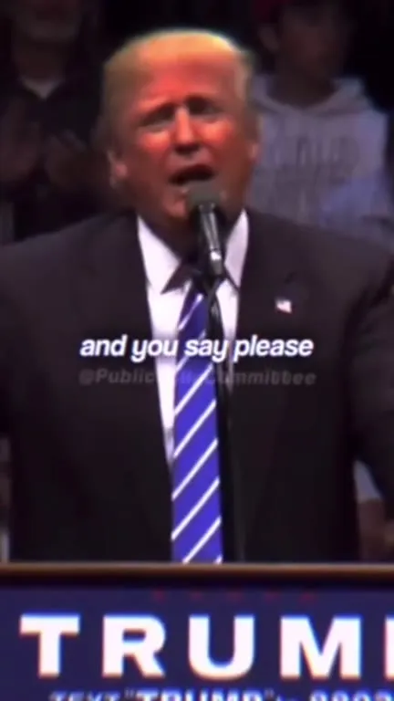 Trump Says Please, Then Edges