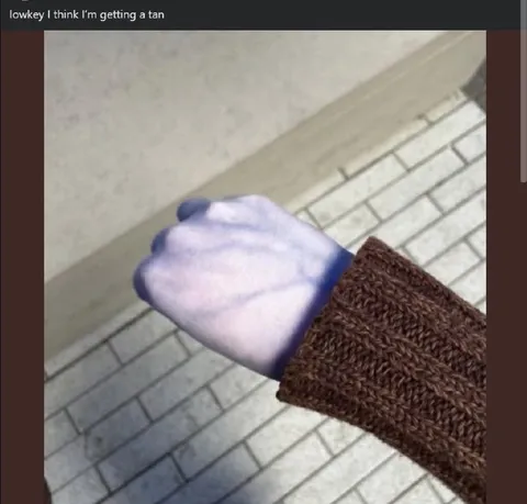 Getting a Tan Through a Sleeve