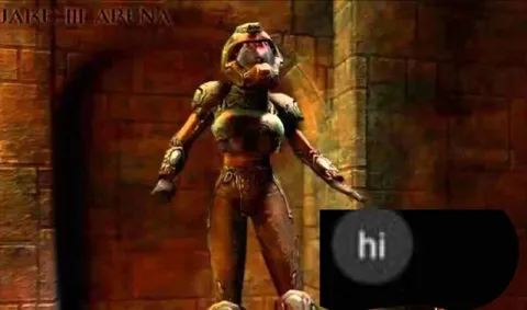 Armored Figure Says Hi