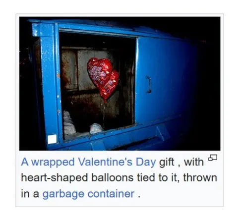 Valentine's Gift in the Dumpster