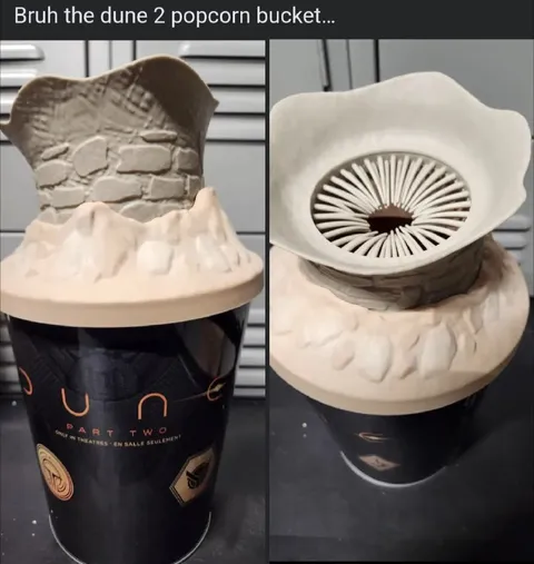 Dune 2 Popcorn Bucket