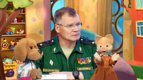 Конашенков среди детских игрушек