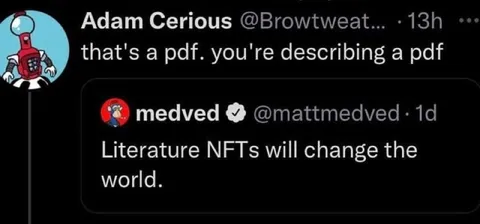Literature NFTs Are Just PDFs
