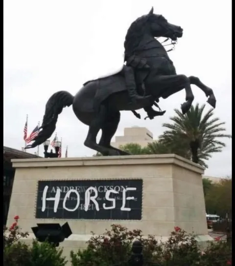 Andrew Jackson Horse Statue
